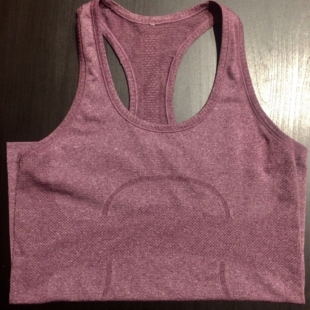 Lululemon Run: Swiftly Racerback Heathered Plum